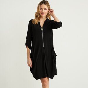 Marvelously Unique Euro Cool NWOT Joseph Ribkoff Cold Shoulder Dress